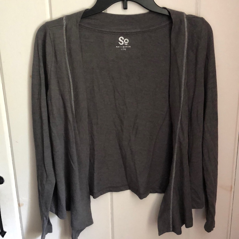 Juniors Girls Long Sleeve Cardigan